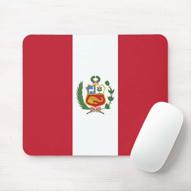 Mousepad Bandeira do Peru (Com mouse)