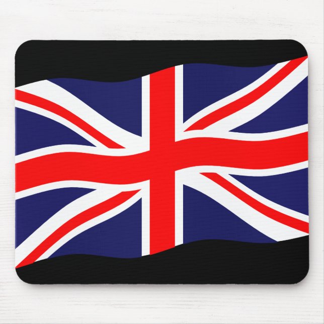 Mousepad Bandeira do Reino Unido + suas ideias (Frente)
