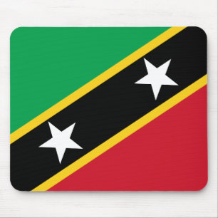 Mousepad Bandeira do Santo Kitts e Nevis