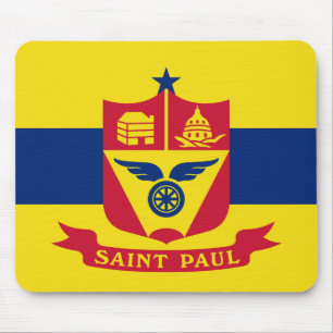 Mousepad Bandeira do Santo Paul (Minnesota)