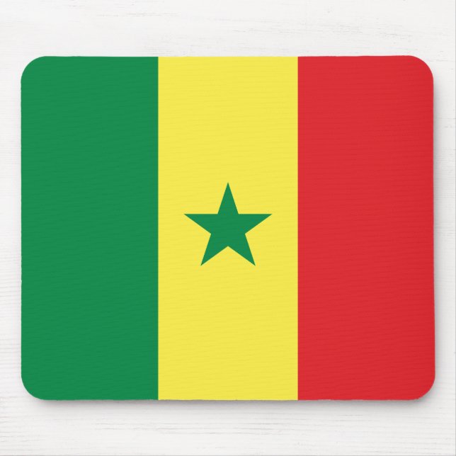 Mousepad Bandeira do Senegal (Frente)