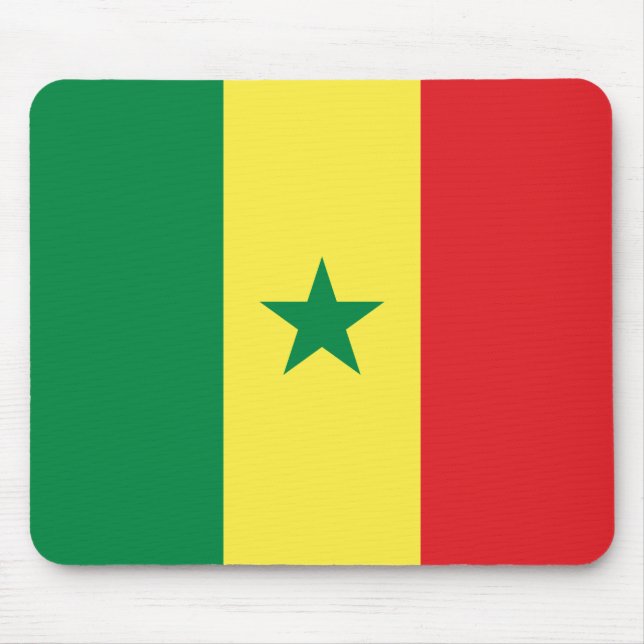 Mousepad Bandeira do Senegal (Frente)