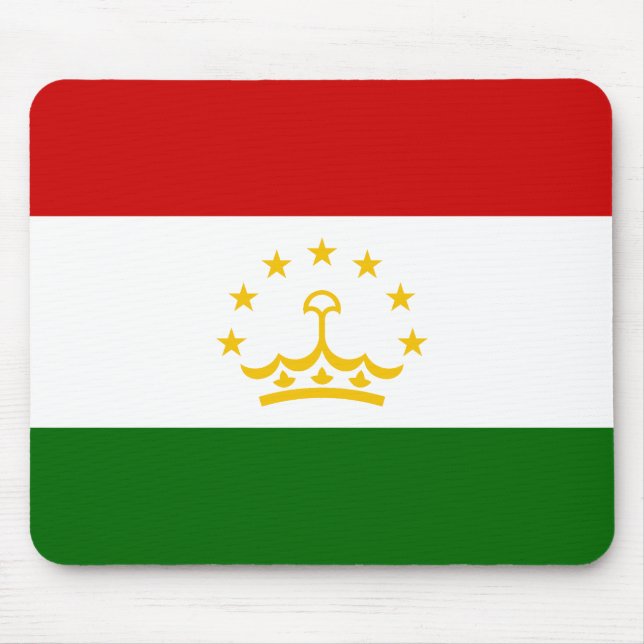 Mousepad Bandeira do Tajiquistão (Frente)