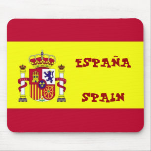 Mousepad Bandeira do tapete do rato da espanha