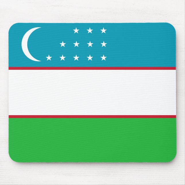 Mousepad Bandeira do Usbequistão (Frente)