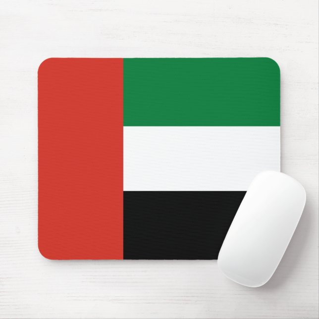Mousepad bandeira dos Emirados Árabes Unidos (Com mouse)
