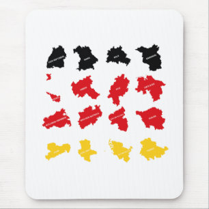 Mousepad Bandeira dos Estados Alemães