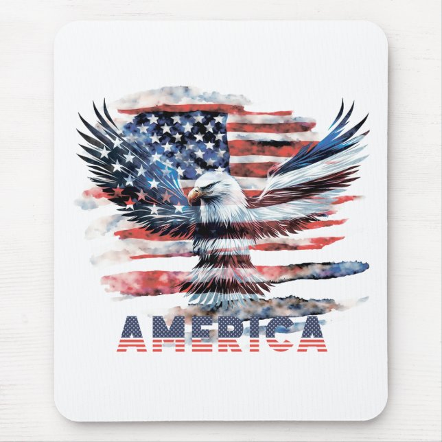 Mousepad Bandeira dos Estados Unidos. América (Frente)