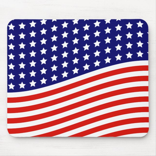 Mousepad Bandeira dos Estados Unidos bandeira americana o 4 (Frente)