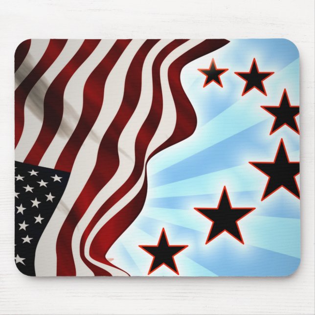 Mousepad Bandeira dos EUA (Frente)