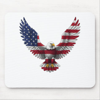 Mousepad Bandeira dos EUA Águia Careca 4 de Julho