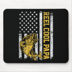 Mousepad Bandeira dos EUA Carretel Cool Papa Patriótico Des