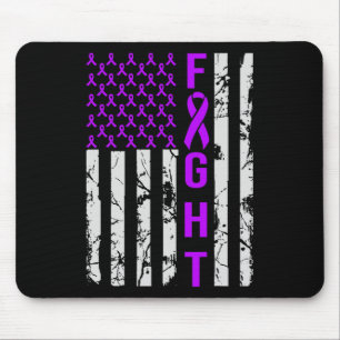 Mousepad Bandeira dos EUA Envelhecida Apoio à Conscientizaç