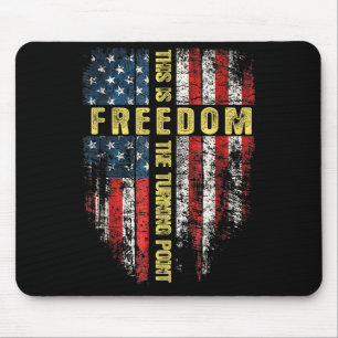 Mousepad Bandeira dos EUA Patriótica - Este É o Ponto de Vi