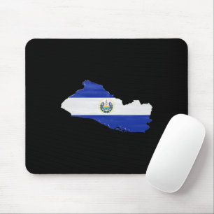 Mousepad Bandeira e mapa de El Salvador