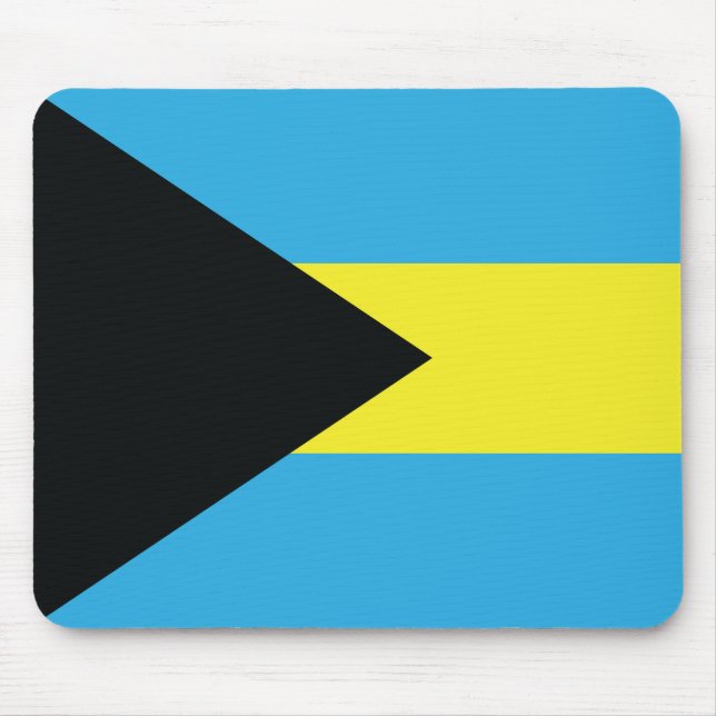 Mousepad Bandeira em azul, preto e amarelo (Frente)