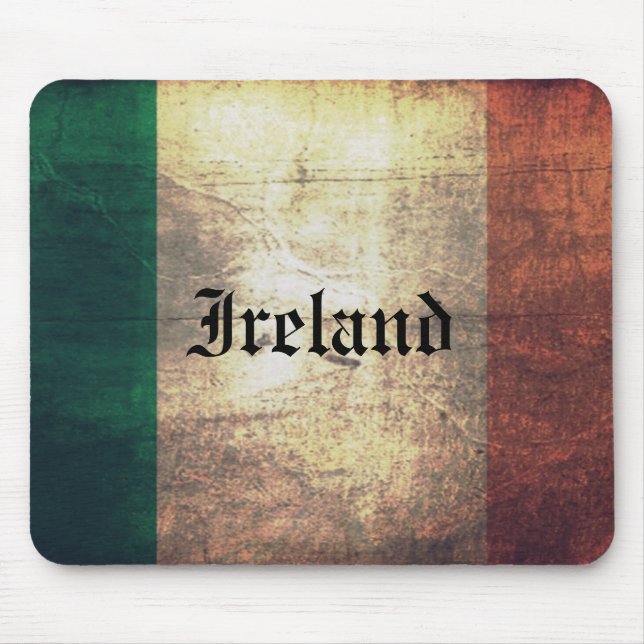 Mousepad Bandeira em relevo na Irlanda (Frente)