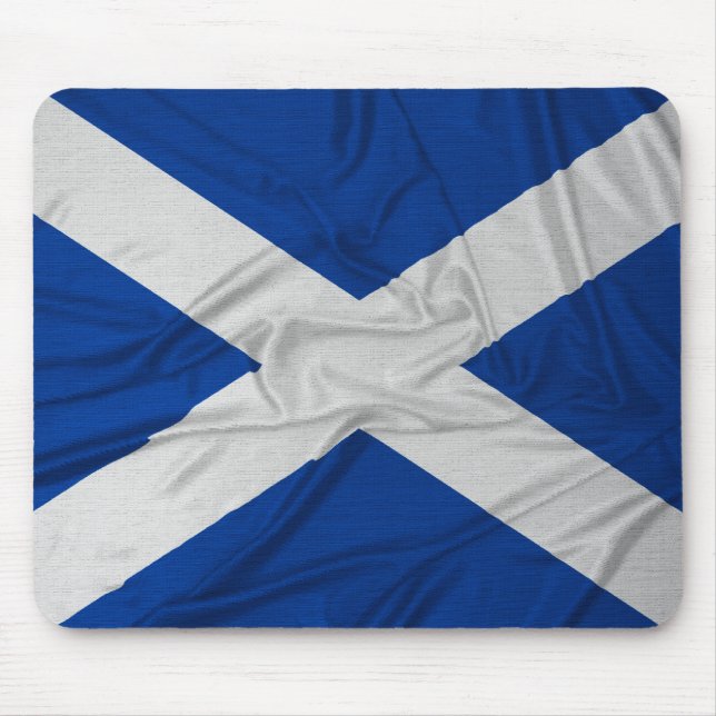 Mousepad Bandeira enrugada de Scotland (Frente)