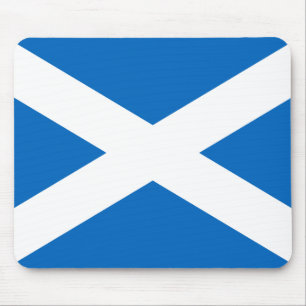 Mousepad Bandeira escocesa do Sal transversal de Scotland