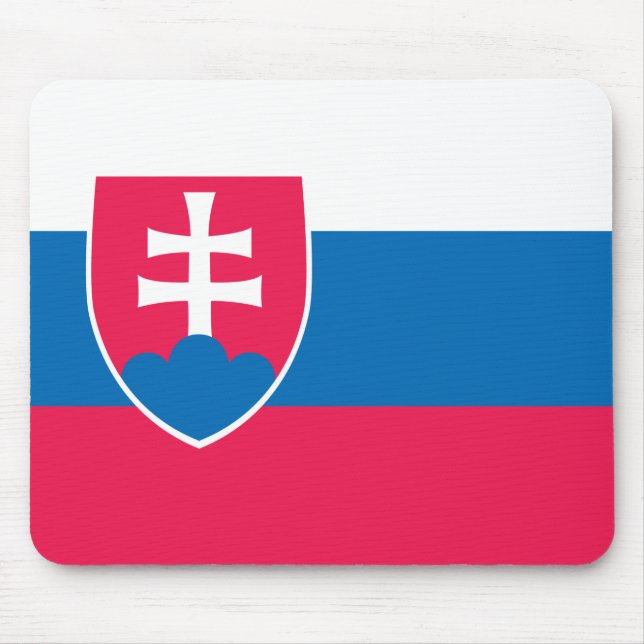 Mousepad Bandeira Eslováquia (Frente)