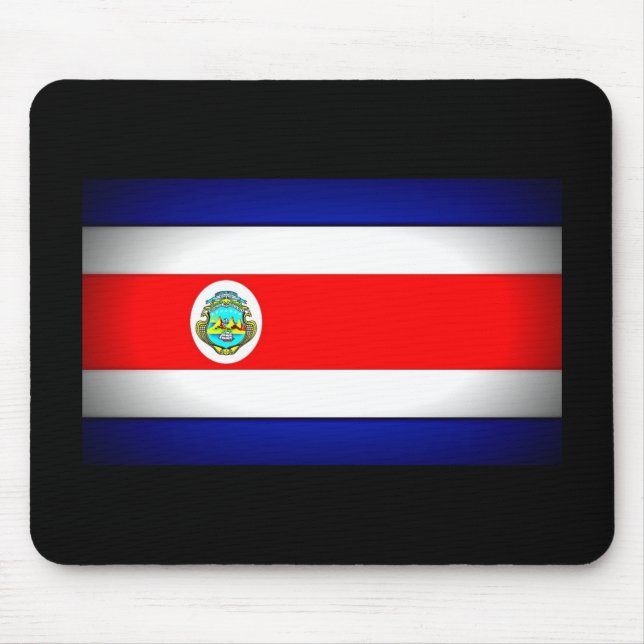Mousepad Bandeira Estilizada da Costa Rica (Frente)