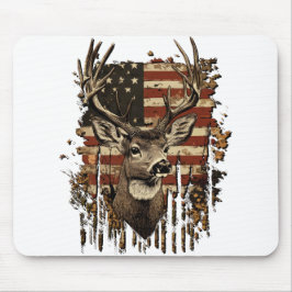 Mousepad Bandeira EUA Temporada de Veado, Buck