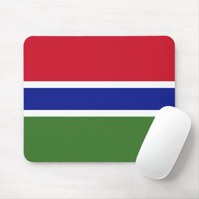 Mousepad Bandeira Gâmbia (Com mouse)