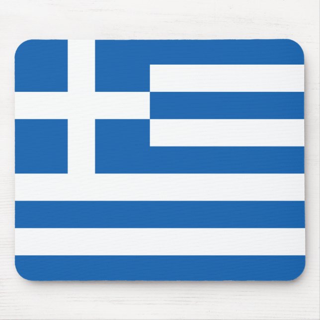 Mousepad Bandeira grega (Grécia) (Frente)