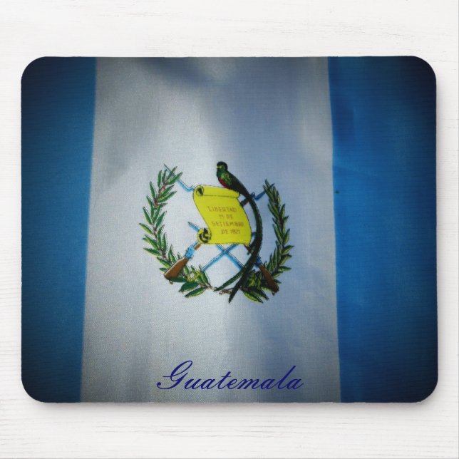 Mousepad Bandeira Guatemalteca com Quetzal (Frente)