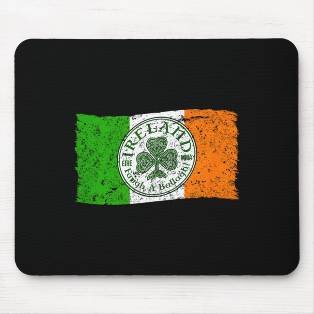 Mousepad Bandeira Irlanda Éire MMA Faugh a Ballagh (Frente)