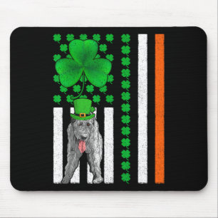Mousepad Bandeira Irlandesa Americana Cão Irish Wolfhound S