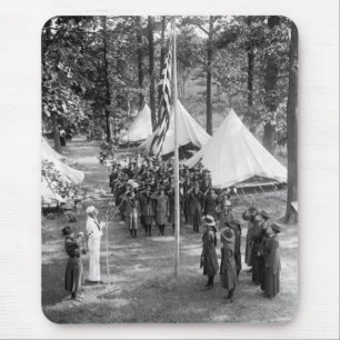 Mousepad Bandeira-Levantamento da escuteira: 1919