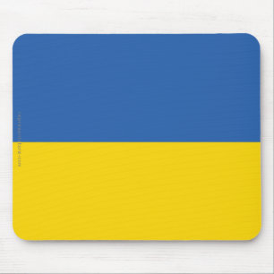 Mousepad Bandeira lisa de Ucrânia
