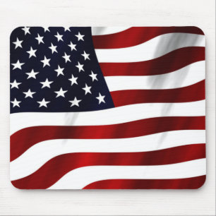 MOUSEPAD BANDEIRA LISTRADA DE ESTRELAS