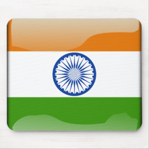 Mousepad Bandeira lustrosa indiana