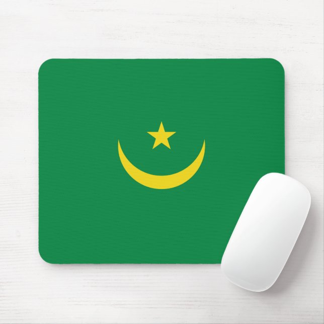 Mousepad Bandeira mauritana (Com mouse)