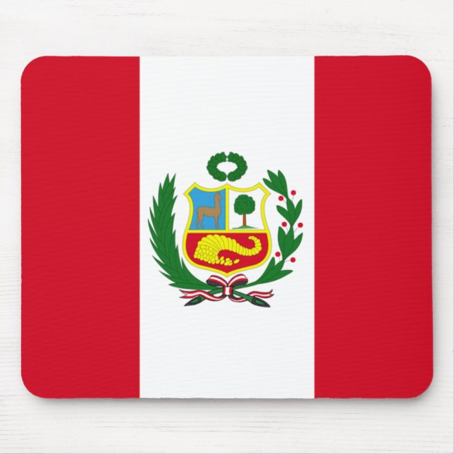 Mousepad Bandeira nacional de Peru (Frente)