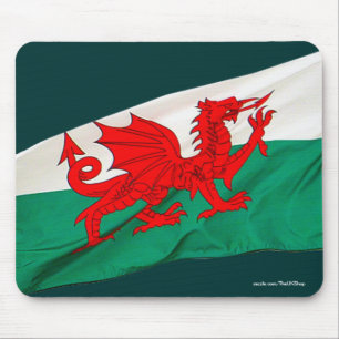 Mousepad Bandeira Nacional do País de Gales, o Patriótico d