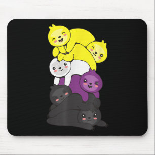 Mousepad Bandeira Não Binária Orgulho Não Binário Lgbtq Pre