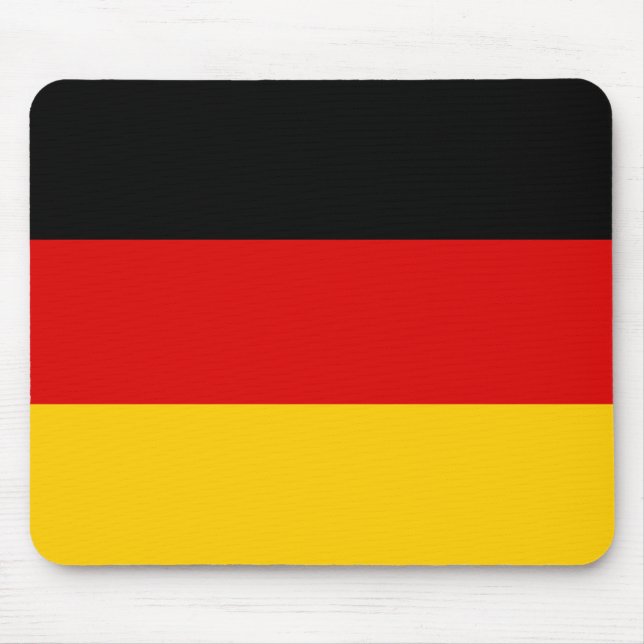 Mousepad Bandeira Patriótica Alemã (Frente)