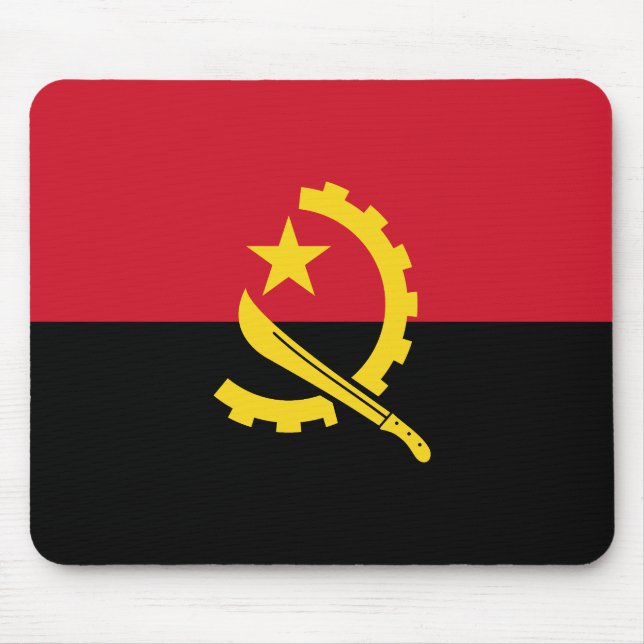 Mousepad Bandeira Patriótica Angolana (Frente)