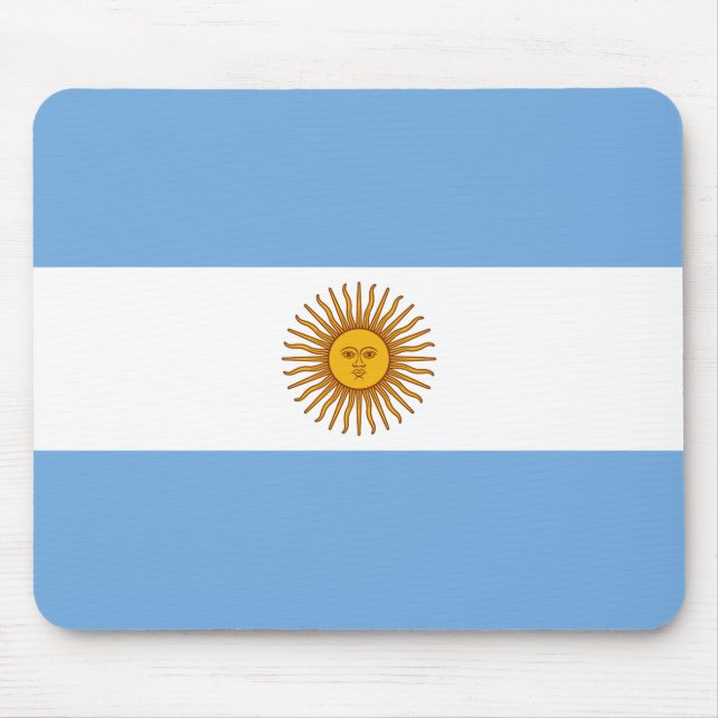 Mousepad Bandeira Patriótica Argentina (Frente)