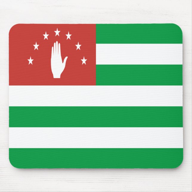 Mousepad Bandeira Patriótica da Abkhazia (Frente)