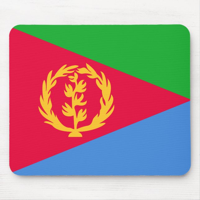 Mousepad Bandeira Patriótica da Eritreia (Frente)