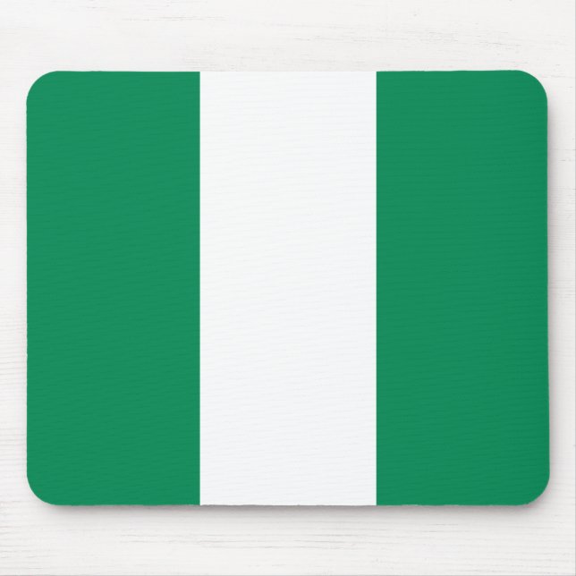 Mousepad Bandeira Patriótica da Nigéria (Frente)