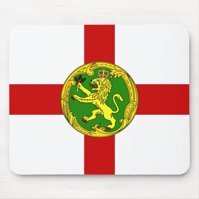 Mousepad Bandeira Patriótica de Alderney (Frente)