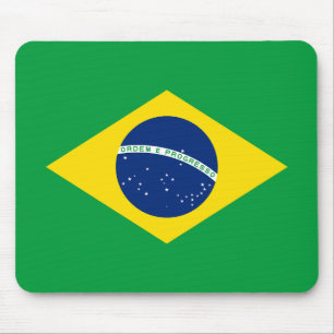 Mousepad Bandeira Patriótica do Brasil