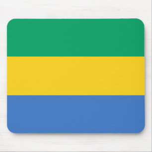 Mousepad Bandeira Patriótica do Gabão