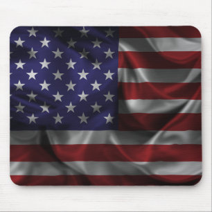 Mousepad Bandeira Patriótica Dos Estados Unidos Da América