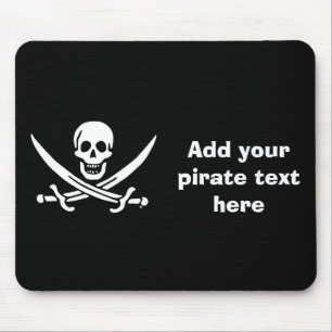 Mousepad Bandeira pirata de Jolly roger